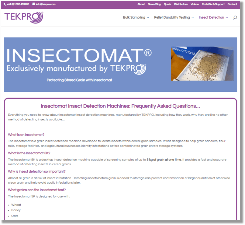 Insectomat FAQ